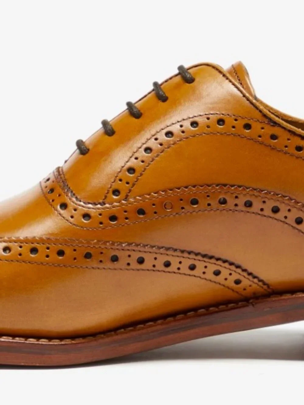 Oliver Sweeney Aldeburgh Tan Oxford Brogues - Size 13